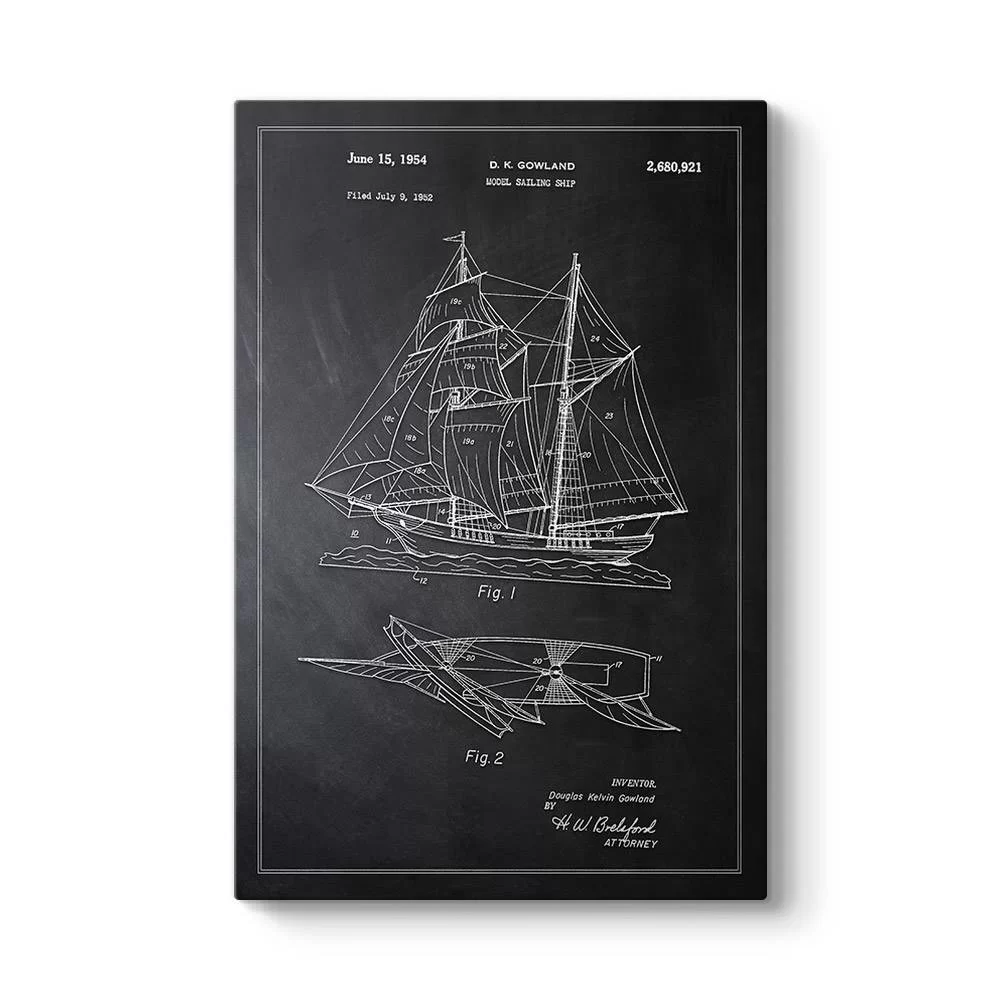 Model Yelkenli Gemisi Patent Tablosu - Model 2